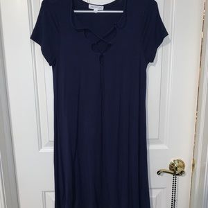 tie up t-shirt dress